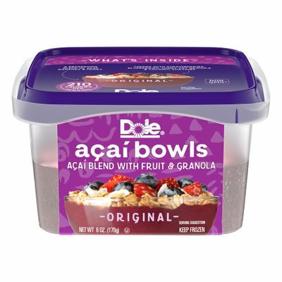 Dole Original Acai Bowls Blend With Fruit and Granola