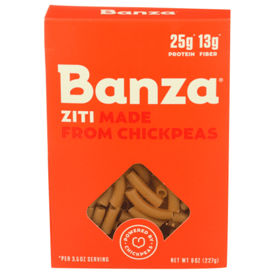Banza Ziti, Made from Chickpeas