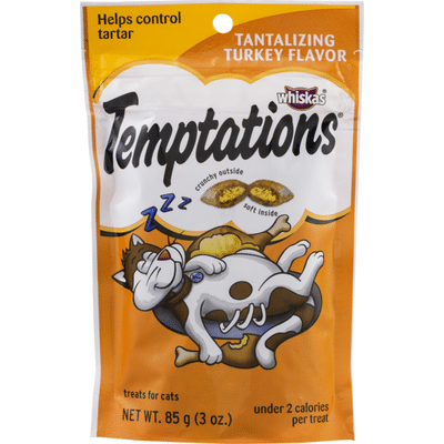 Whiskas Temptations Cat Treats Tantalizing Turkey Flavor (3 oz) - Instacart