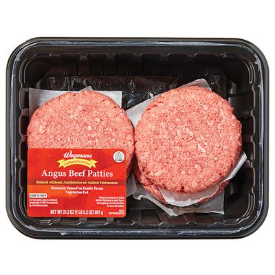 Wegmans Food You Feel Good About Angus Beef Patties