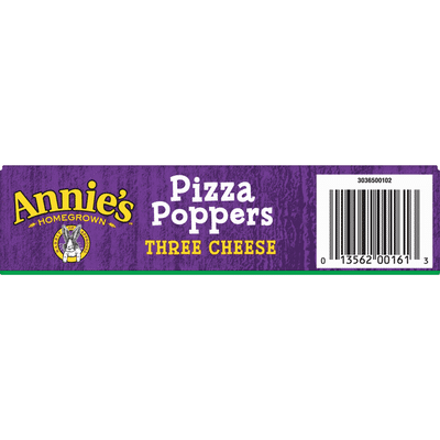 Annie's Frozen Pizza Poppers, Three Cheese, 11 Count