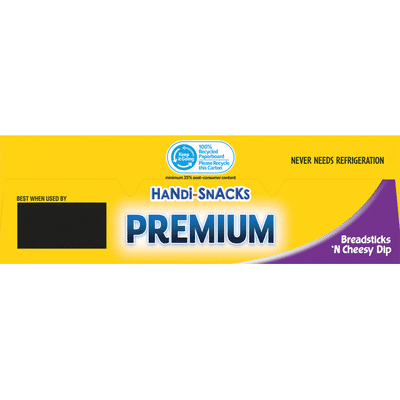 Handi-Snacks Premium Breadsticks 'n Cheese Dip