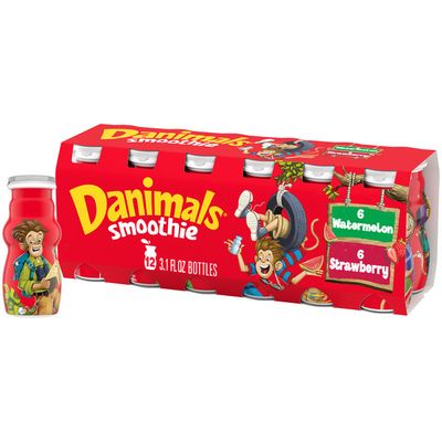 Danimals Strawberry Explosion/Wild Watermelon Smoothies
