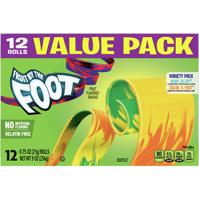Fruit by the Foot Fruit Snacks, Variety Pack