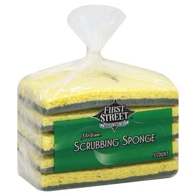 First Street Scrubbing Sponge, Medium