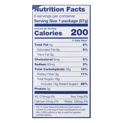 Nature's Bakery Whole Wheat Blueberry Fig Bar