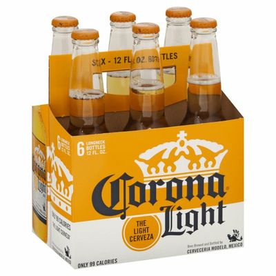 Corona Light Mexican Lager Beer Bottles