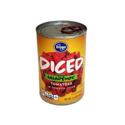 Kroger Tomatoes Diced With Jalapeños