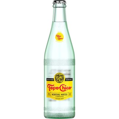 Topo Chico Sparkling Mineral Water Glass Bottles