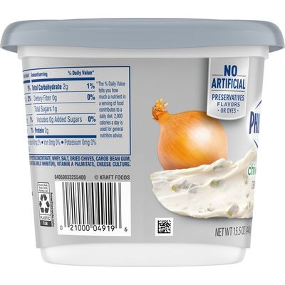 Philadelphia Chive & Onion Cream Cheese Spread
