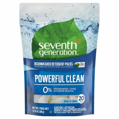 Seventh Generation Dishwasher Detergent Packs Fragrance Free