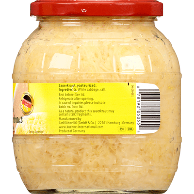 Kuhne Barrel Sauerkraut, Traditional German