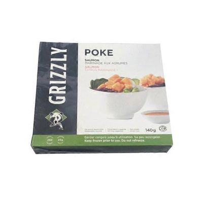 Grizzly Frozen Salmon & Citrus Marinade Poke