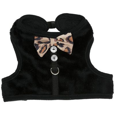 Petco Glam Cat Black Suit & Tie Cat Harness One Size