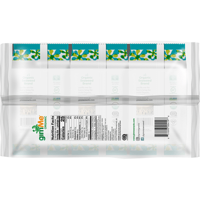 gimMe Organic Sea Salt Roasted Seaweed Snack
