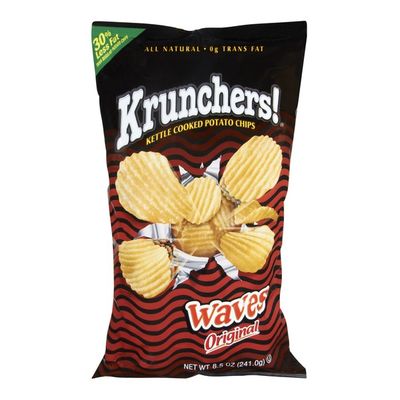 Krunchers! Kettle Cooked Waves Original Potato Chips
