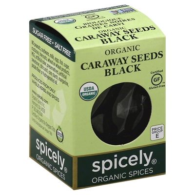 Spicely Caraway Seeds, Black, Organic