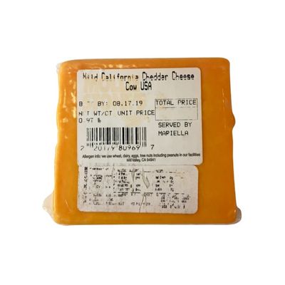 Mollie Stone's Mild California Cheddar Cheese