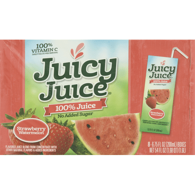 Juicy Juice 100% Juice, No Added Sugar, Strawberry Watermelon