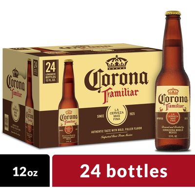 Corona Familiar Mexican Lager Beer Bottles