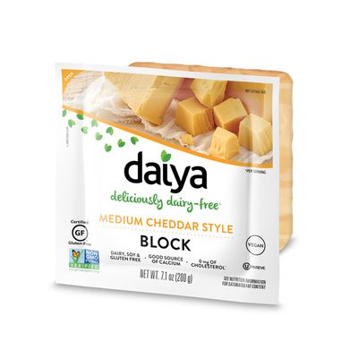 Daiya Dairy Free Medium Cheddar Style Block