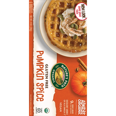 Nature's Path Pumpkin Spice Waffles