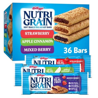 Kellogg's Nutri-Grain Soft Baked Breakfast Bars Variety Pack