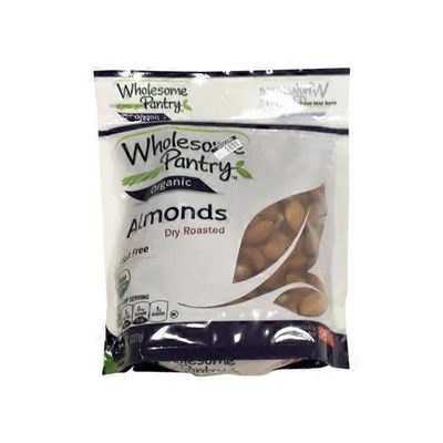 Wholesome Pantry Organic Dry Roasted Salt Free Almonds