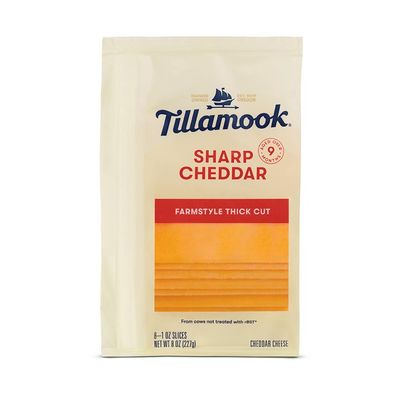 Tillamook Farmstyle Thick Cut Sharp Cheddar Cheese Slices