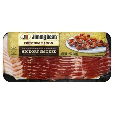 Jimmy Dean Bacon, Premium, Hickory Smoked (12 oz) - Instacart