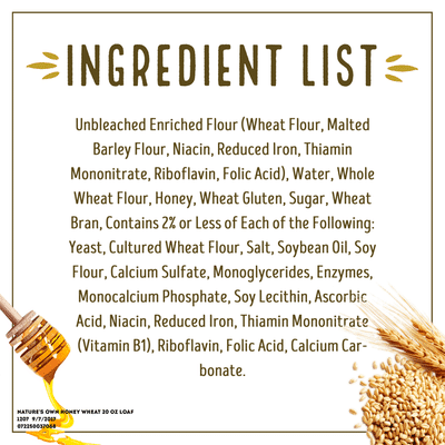 Nature's Own Honey Wheat Bread