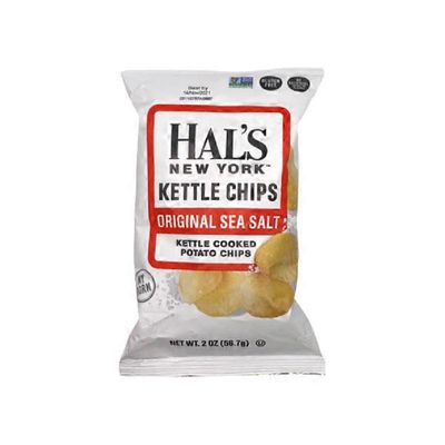 Hal's New York Seltzer Sea Salt Kettle Chips