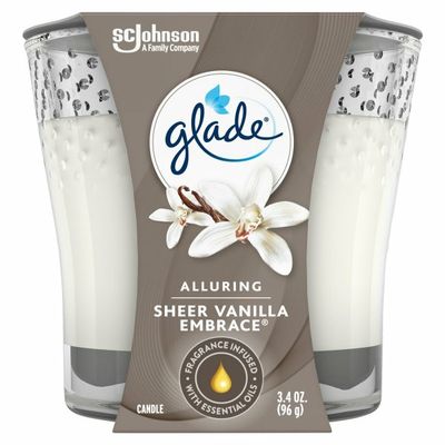 Glade Candle, Sheer Vanilla Embrace