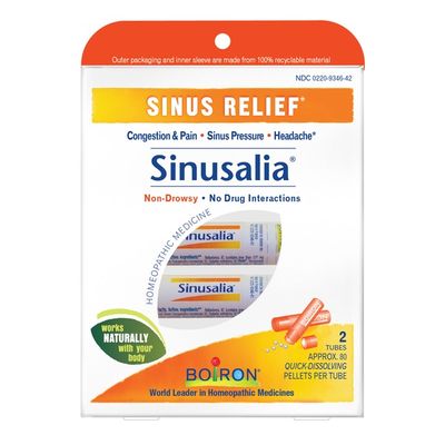 Boiron Sinusalia Sinus Relief Quick-Dissolving Pellets - 2 Tubes