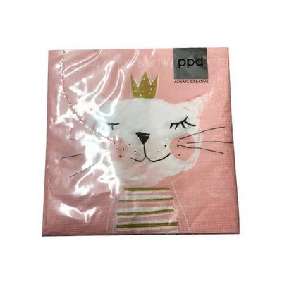 Paperproducts Design Happy Birthday Princess Printed Lunch Napkin