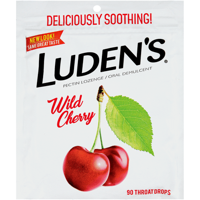 Luden's Wild Cherry Pectin Lozenge/Oral Demulcent Throat Drops