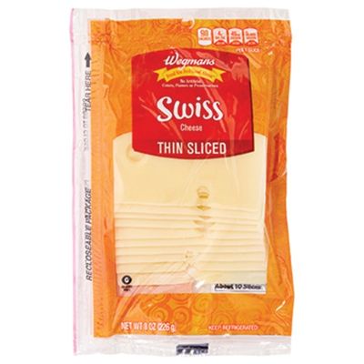 Wegmans Swiss Cheese Thin Sliced
