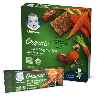 Gerber Organic Fruit & Veggie Bar