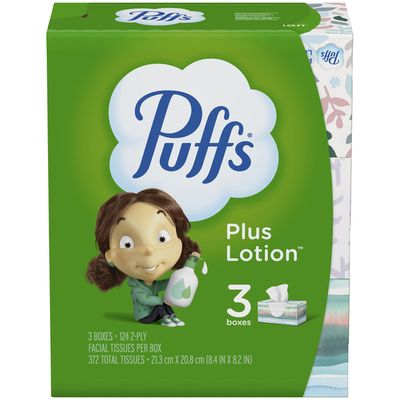Puffs Plus Lotion Facial Tissues