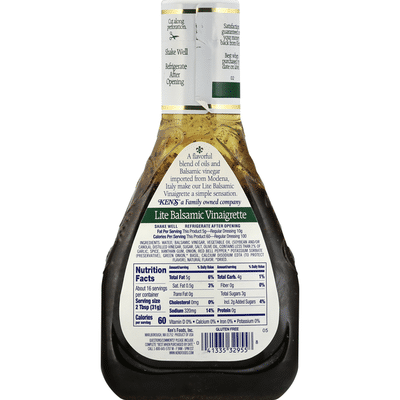 Ken's Steak House Dressing & Marinade, Lite, Balsamic Vinaigrette