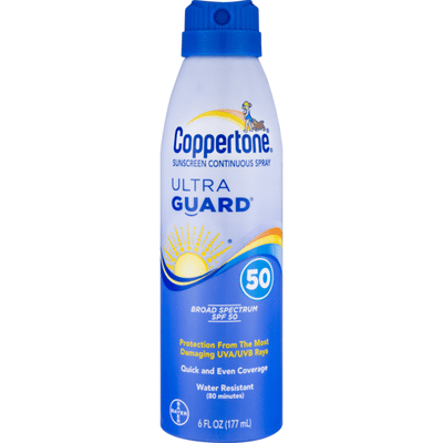 Coppertone Sunscreen Ultra Guard 50 SPF