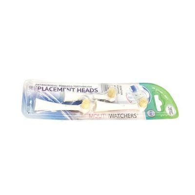 Mouth Watchers Antibacterial Powered Toothbrush Replacement Brush Heads