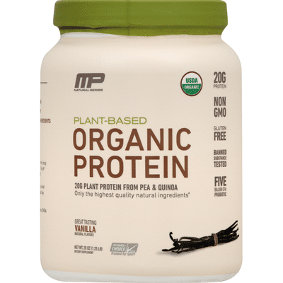 MP Natural Series Protein, Organic, Great Tasting Vanilla