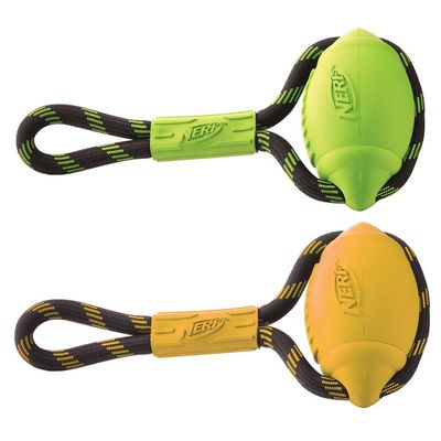NERF DOG TPR Infinity Tuff Tug Dog Toy 12"L X 3.5"W X 10"H