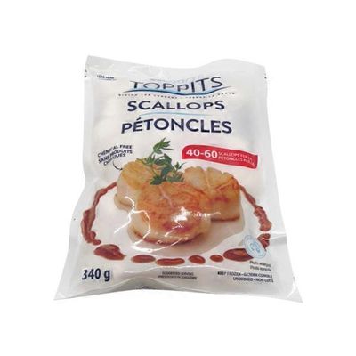 Toppits 40 to 60 Frozen Scallops