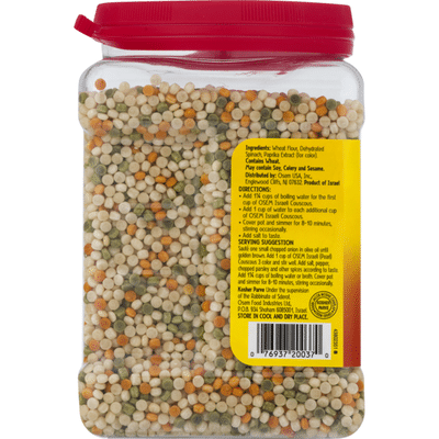 Osem Couscous, Tri-Color Pearl