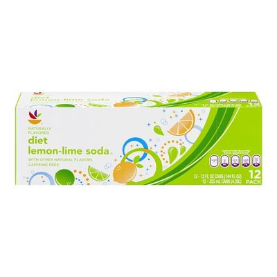 SB Diet Lemon-Lime Soda - 12 CT