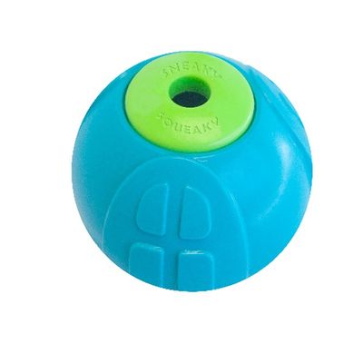 Petstages Blue Medium Sneaky Squeaky Loud & Quiet Squeak Ball