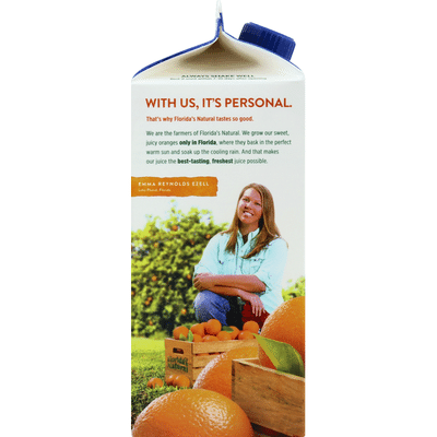 Florida's Natural 100% Juice, Orange, Some Pulp, Calcium & Vitamin D
