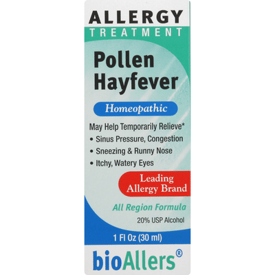 bioAllers Allergy Treatment, Pollen Hayfever (1 oz) - Instacart